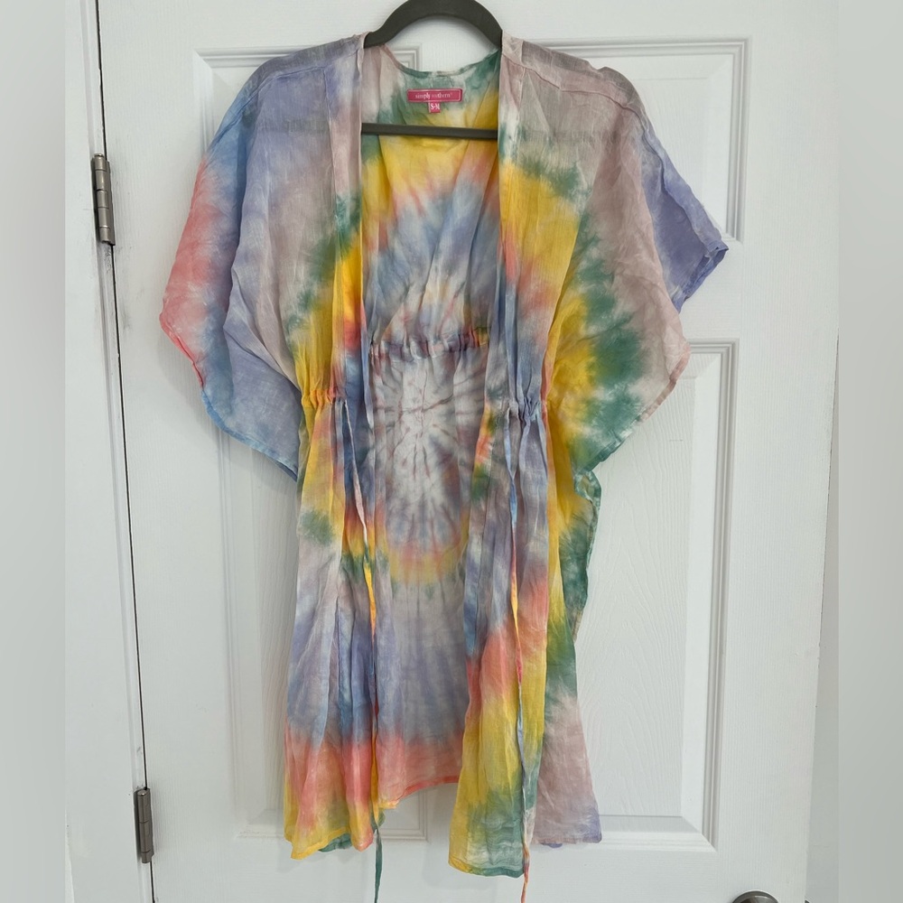 Colorful beach cover up